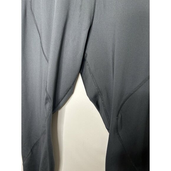 Good American Solid Black Ankle Compression Active Leggings Size 7 - Picture 3 of 8